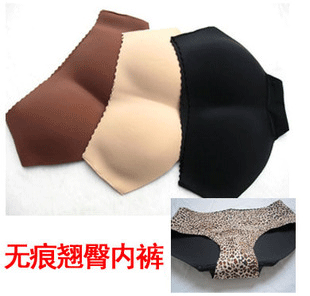 Butt-lifting pants female bottom pants fengnong ischiadica pants pad thickening one piece seamless panties