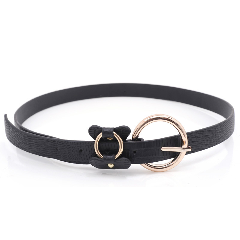 Butterfly agings women's decoration strap all-match brief thin belt female fashion serpentine leather belt a26