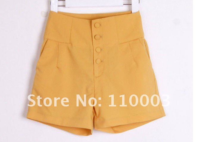 Button lifting the ban the waist repair hip casual shorts A530