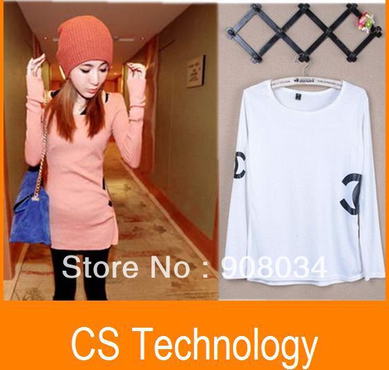 [C-375] Holiday Sale 2013 Korea style woman thin blouse long sleeve shirt free shopping