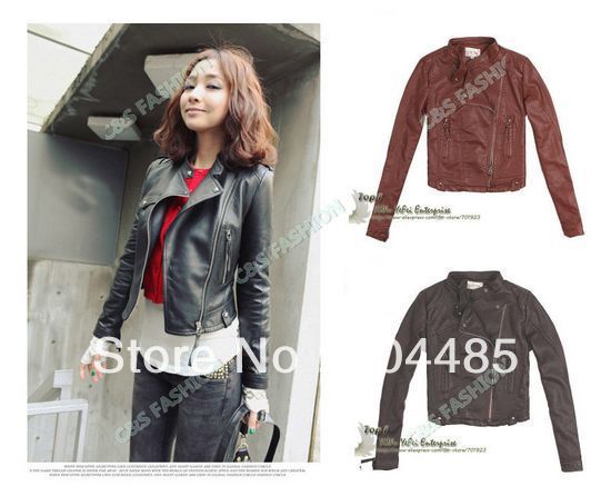 [C111] 2013 Cultivate one's morality short fur women jacket pu leather fashion ladies' jacket, Free shipping