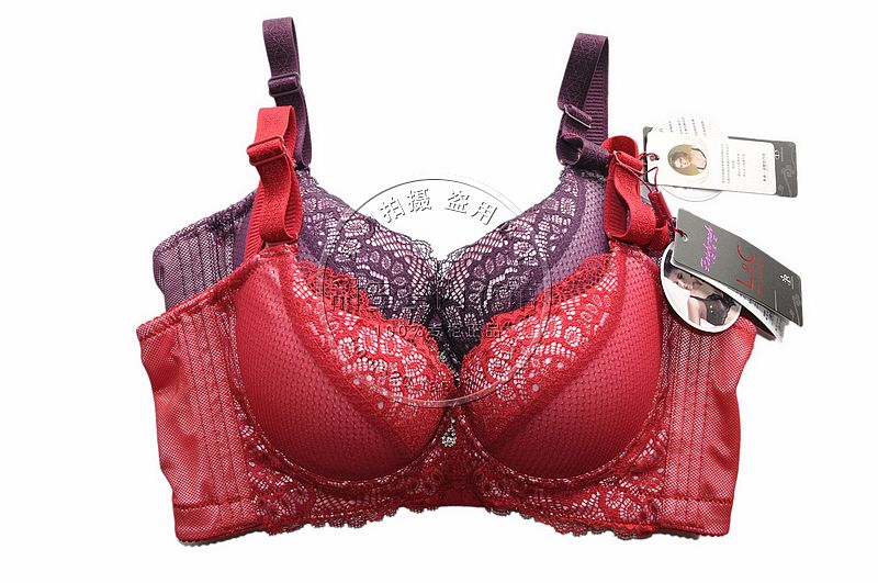 C2410 deep V-neck push up sexy small furu adjustable bra collect the