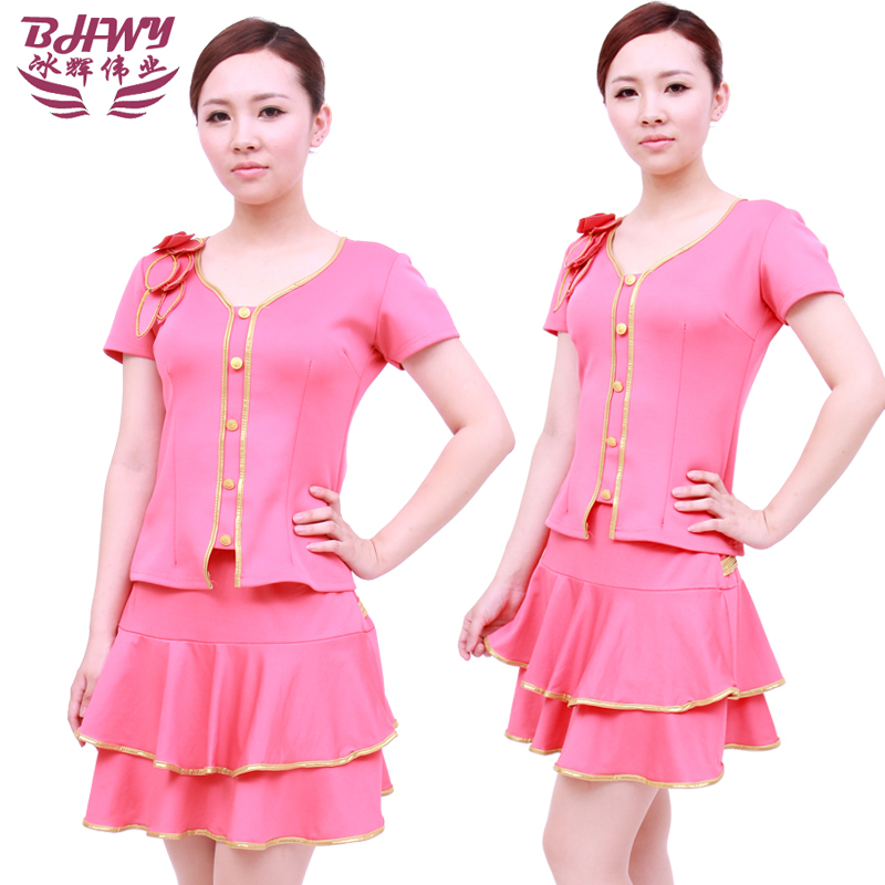 C88 stewardess uniforms professional set Women pediluvium technicalness service dress set ktv work wear