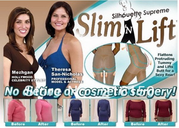 California Beauty 150pcs/lot Slim N Lift With Straps Supreme Full Body Shaper Slimming Underwear Bodyshaping Undergarment