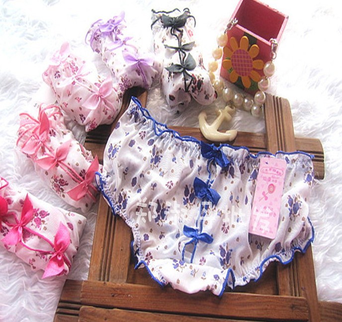 Candy bow women briefs,  transparent and cute, free shipping!