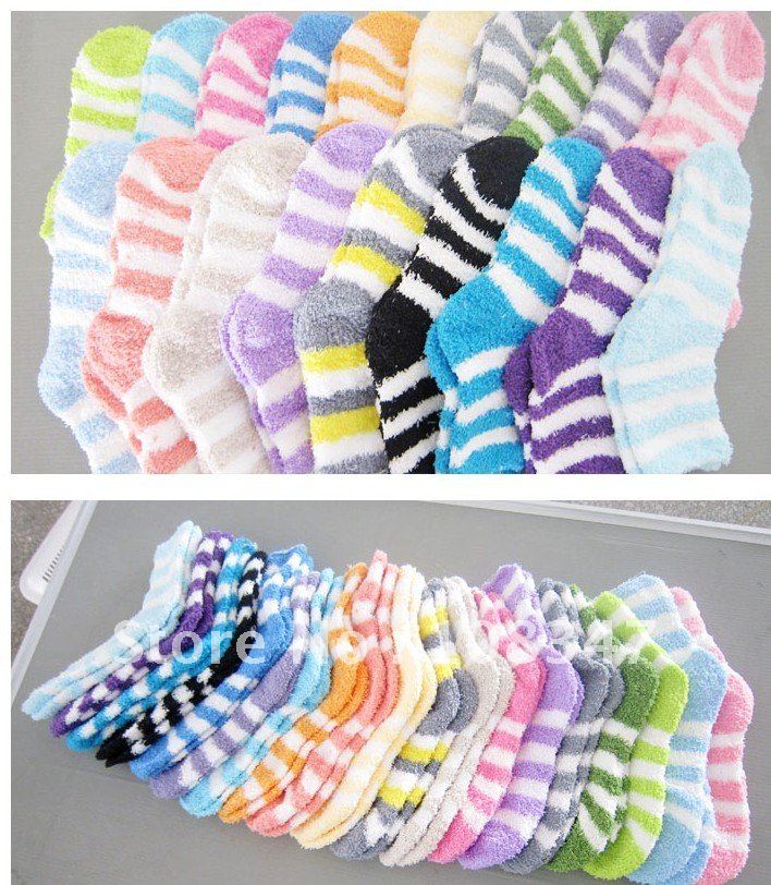 Candy colour towel socks