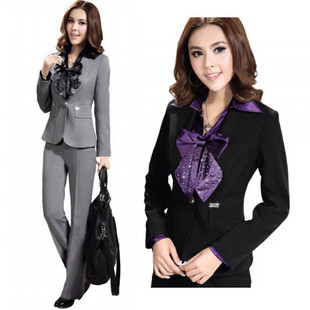 Career dress formal women's ol2013 spring fashion rhinestones women's work wear professional set work wear