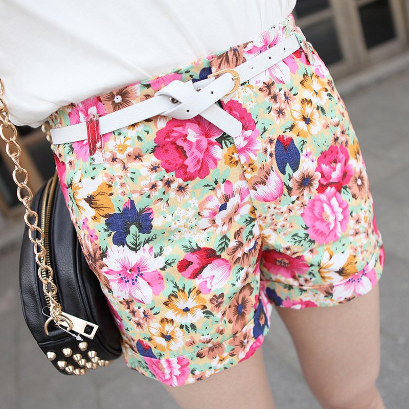 Carol rustic sweet vintage high waist shorts female summer 2012 single-shorts a056