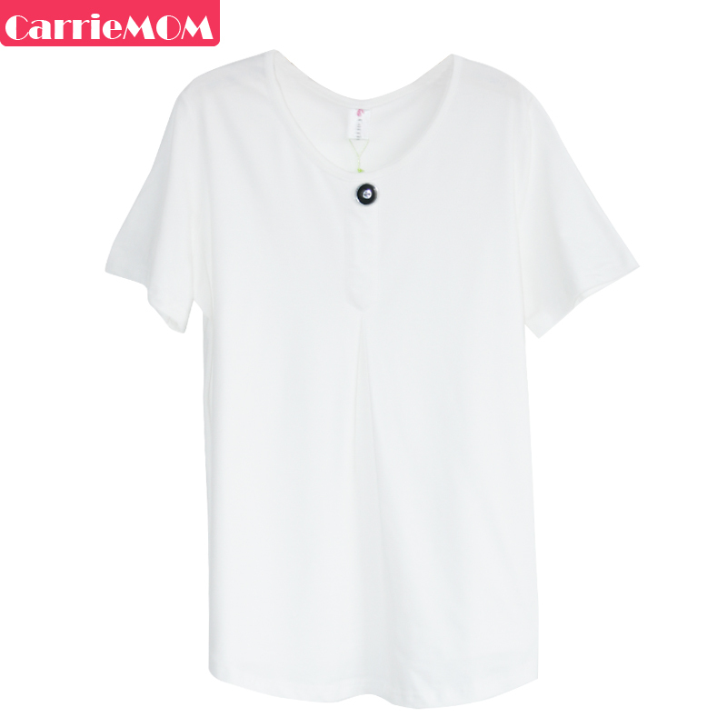 Carriemom maternity clothing summer maternity top maternity t-shirt maternity basic top 4282c