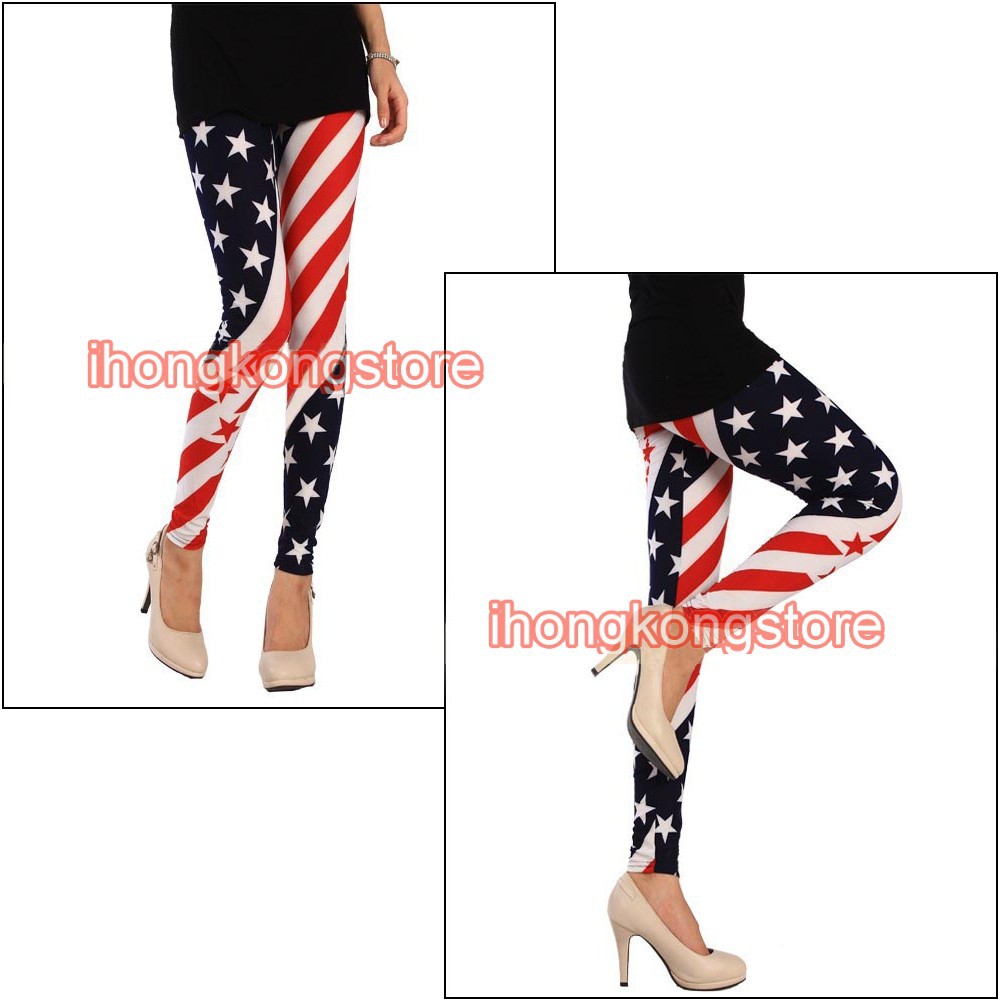 Cartoon Style Womens Soft Stretch Leggings Pants Skinny Trousers Tights pants 8079-680