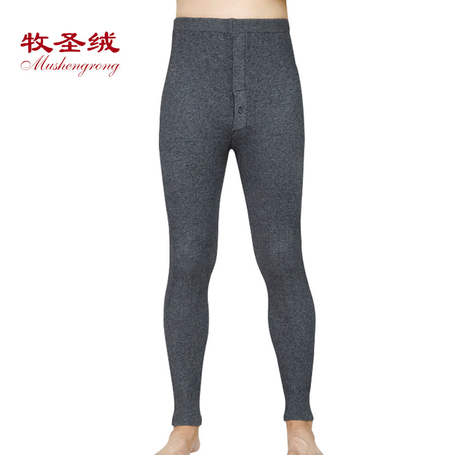 Cashmere cashmere pants male warm pants men's wool pants autumn and winter thermal thick