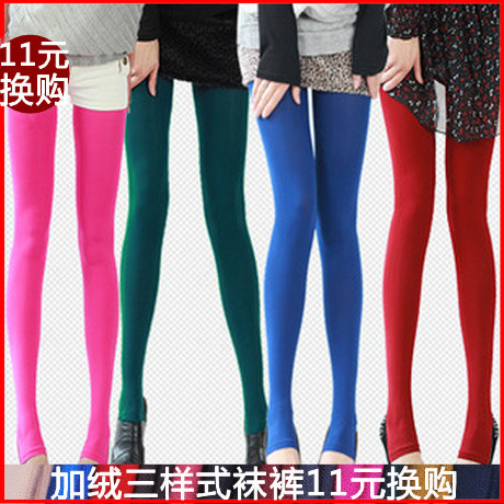 Cat 11 ankle length trousers legging stockings candy color step foot pants autumn new arrival female trousers