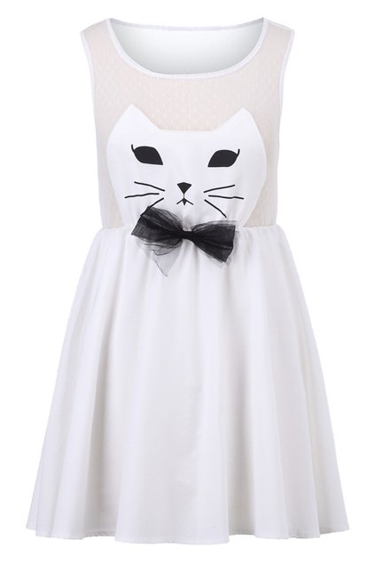 Cat Face Dress