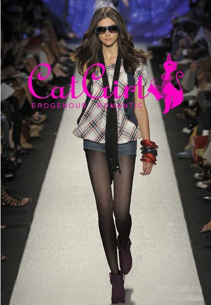 Cat Walker Piority- Sheer Thigh-Geometric Mini Sexy Plaid Summer Hot- 7 Colors