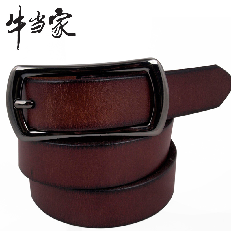 Cattle first layer of cowhide belt female genuine leather strap female fashion all-match new arrival np265