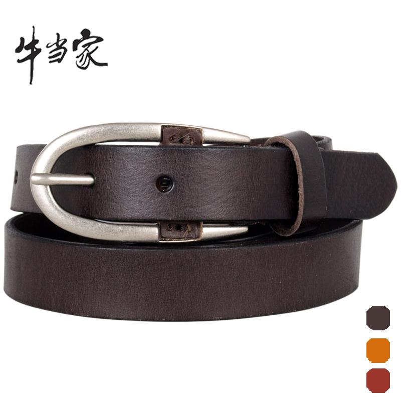 Cattle strap Women first layer of cowhide belt female genuine leather casual all-match jeans belt np550