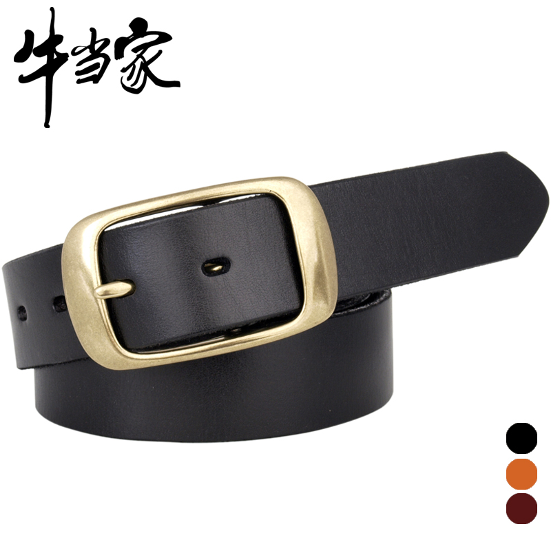 Cattle strap Women genuine leather fashion cowhide women's belt first layer of cowhide all-match belt female 263