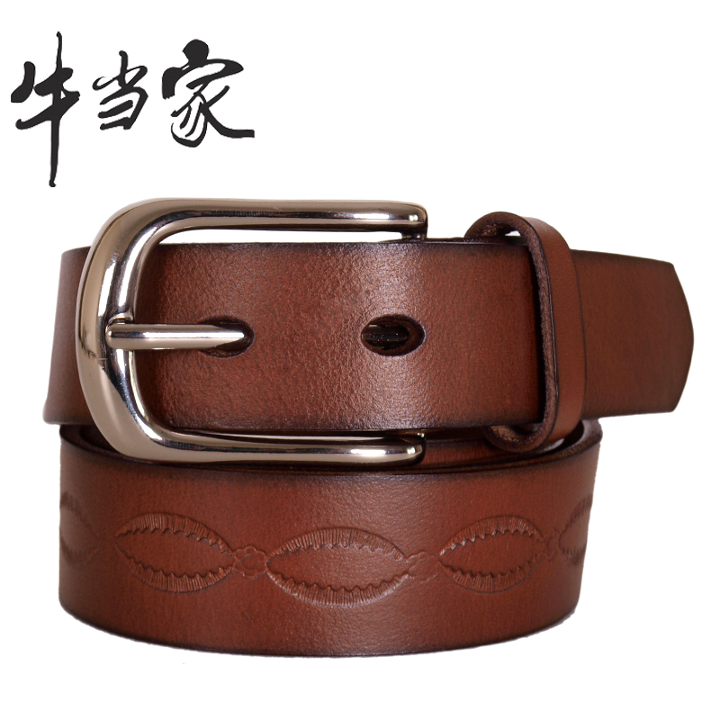 Cattle women's belt genuine leather strap Women belt female all-match women's strap belt female 360