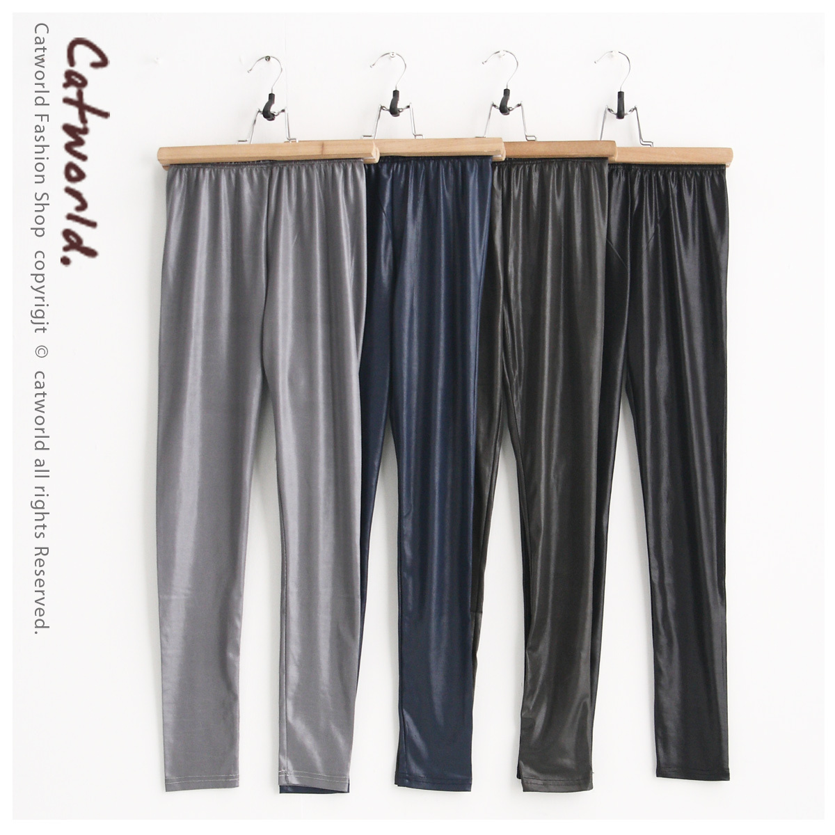 Catworld spring 12000589 faux leather style legging