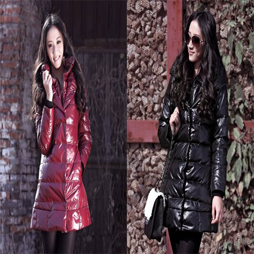 [Cerlony]Free Shipping Winter Celebrity Ladies Down Jacket Shiny Jacket Women Outwear Coat Warm Jacket Parka Womens EiderDown 04