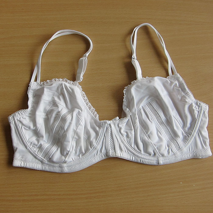 Ch2 shopping cart silky ultra-thin white comfortable underwear bra 85a