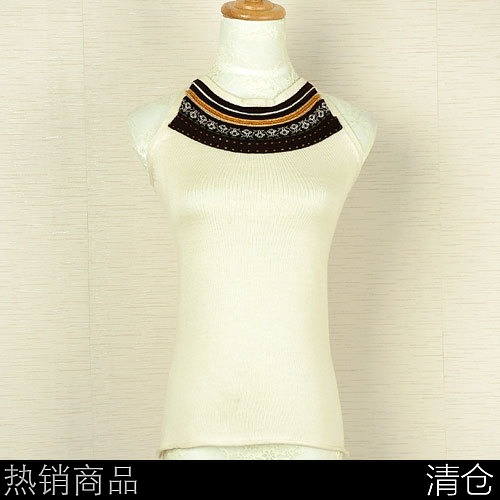 Che 780 pure wool racerback spaghetti strap female sweater 62a1321