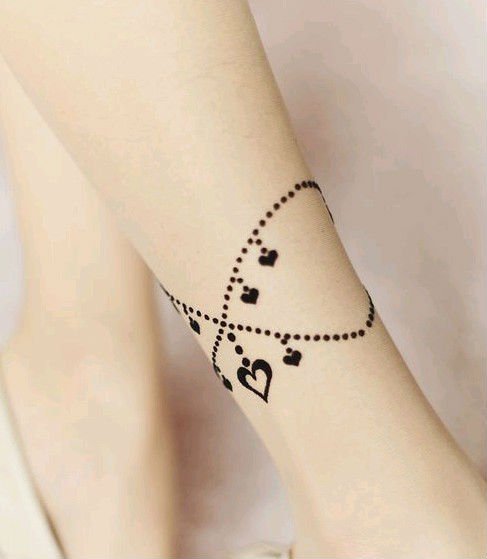 Cherry In The Eden, Free Shipping, 2012 New Arrival Anklet Tattoo Stocking, Tight Panty Hose, PH052