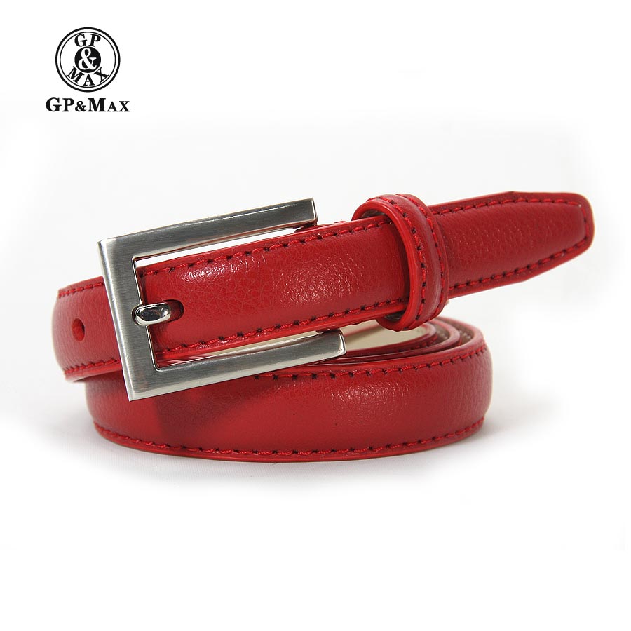 Cherubical exquisite all-match cowhide strap small fresh women's genuine leather thin belt decoration belt