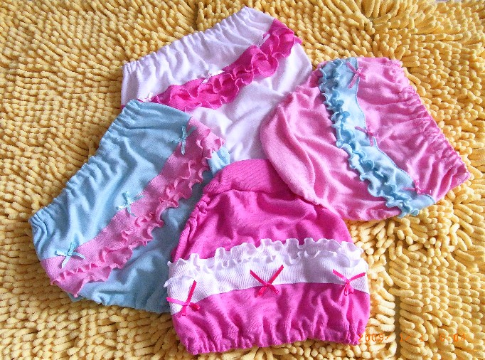 Child 100% cotton panties female child bread pants child panties baby panties