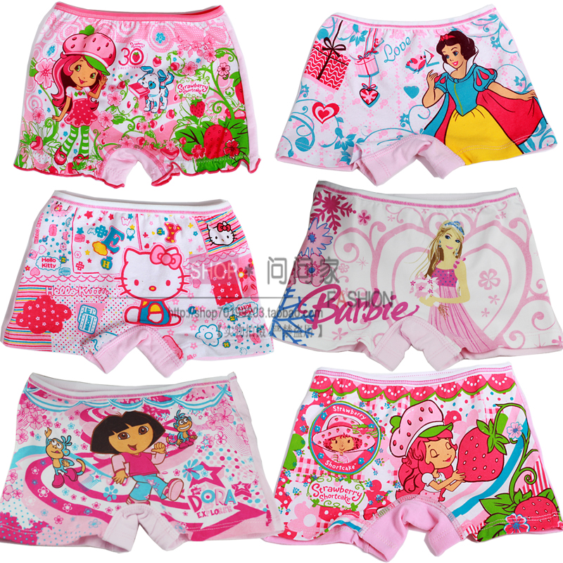 Child 100% cotton panties female child trunk child panties big boy panties underwear children's clothing