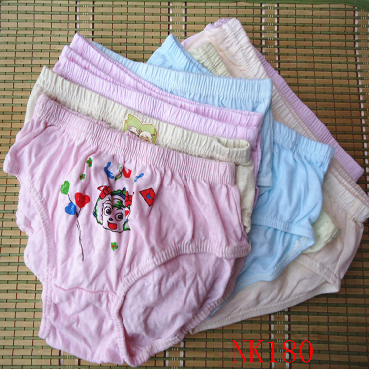 Child panties 100% cotton cartoon panties nk180