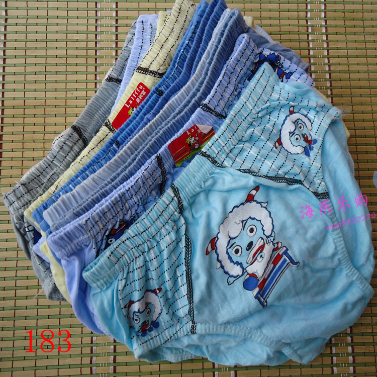 Child panties baby 100% cotton cartoon panties 183