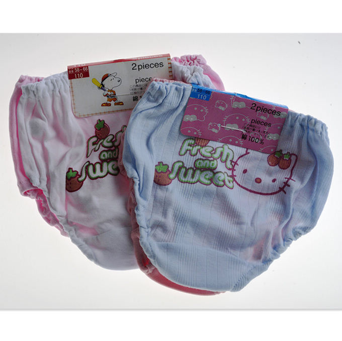 Child panties female child bread pants pp briefs underwear learning pants baby trousers