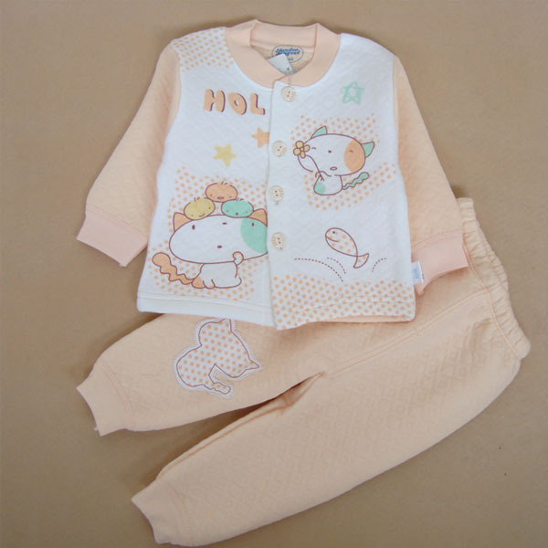 Child underwear set baby thermal underwear baby autumn and winter underwear set 100% cotton long johns