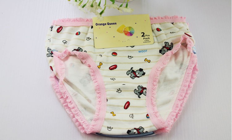 Children cute underwear bread panties 100% cotton wholesale 102