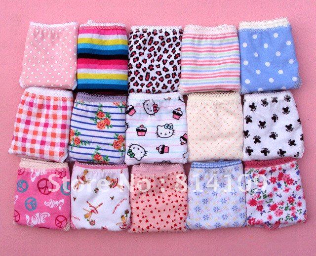 Children's Briefs Kids Underpants Cute Pattern Cotton Comfortable Soft Breathable underwear 80pcs