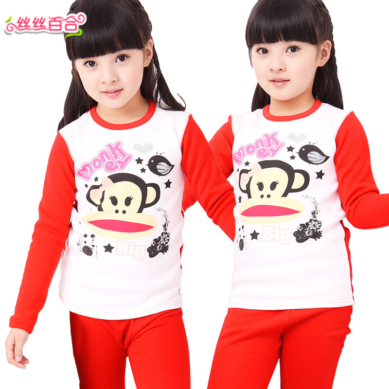 Children's clothing 2012 winter lounge child thermal underwear female child thermal underwear male child sleepwear