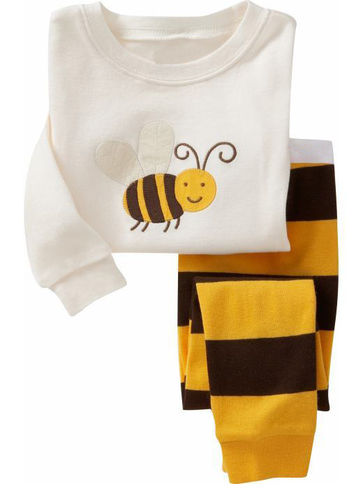 Children's clothing baby set lounge long-sleeve underwear sleep set bee