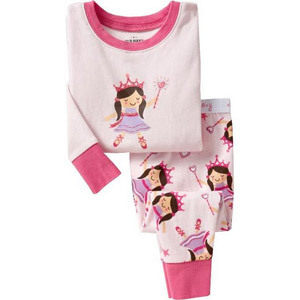 Children's clothing baby set lounge long-sleeve underwear sleep set magic girl