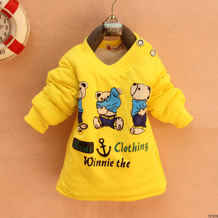 Children's clothing child baby underwear cotton liner thickening thermal underwear cotton-padded jacket infant baby winter 1238