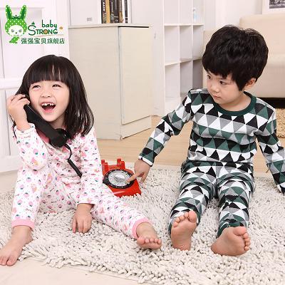 Children's clothing child plus velvet thickening child thermal underwear set cartoon thermal long johns