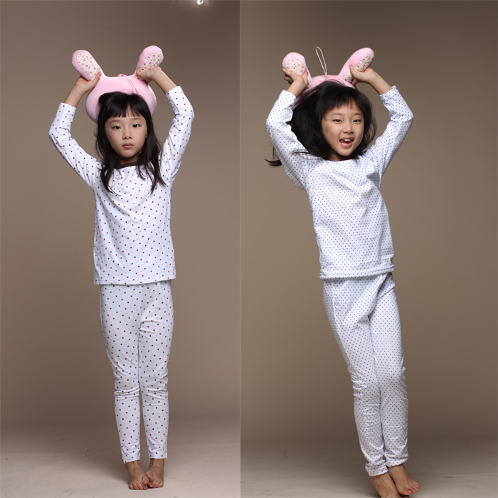 Children's clothing female child 2012 child thermal underwear set cartoon baby long johns long johns basic set