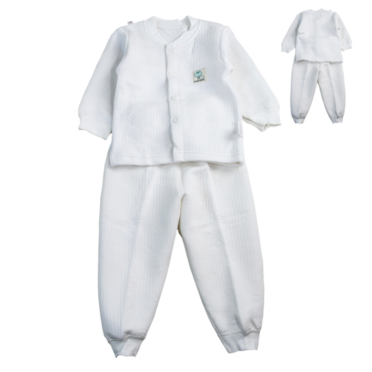 Children's clothing long johns thermal bamboo fibre set baby stand collar underwear lounge 6576