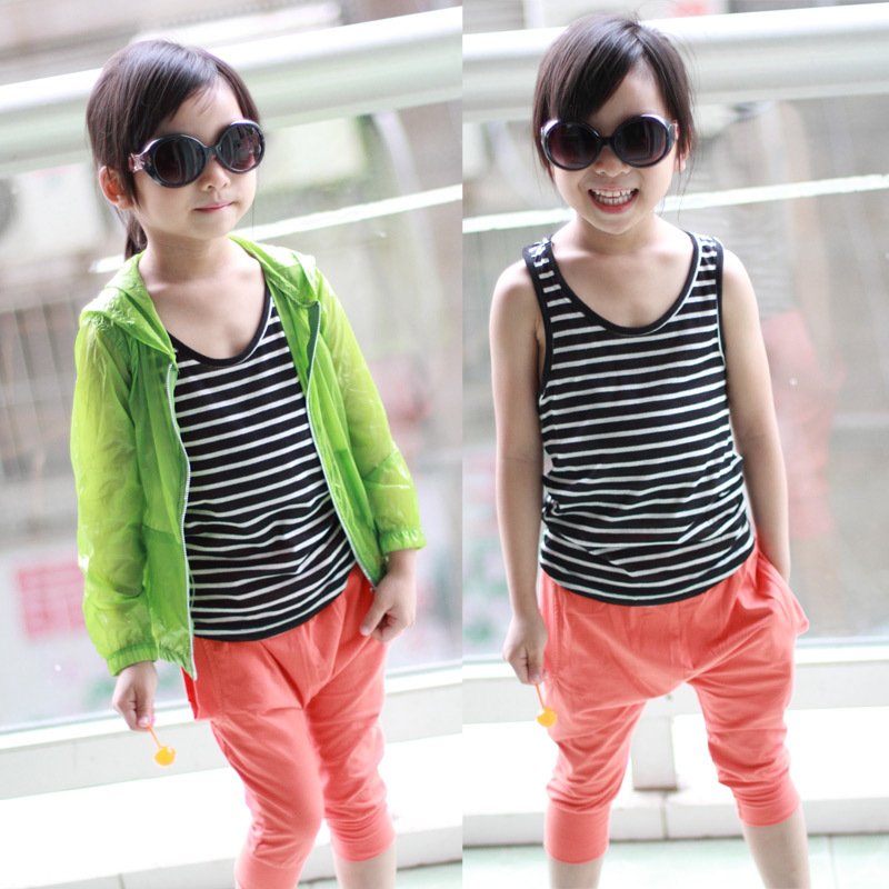 Children's clothing male female child summer 2012 summer all-match child a1095 tank