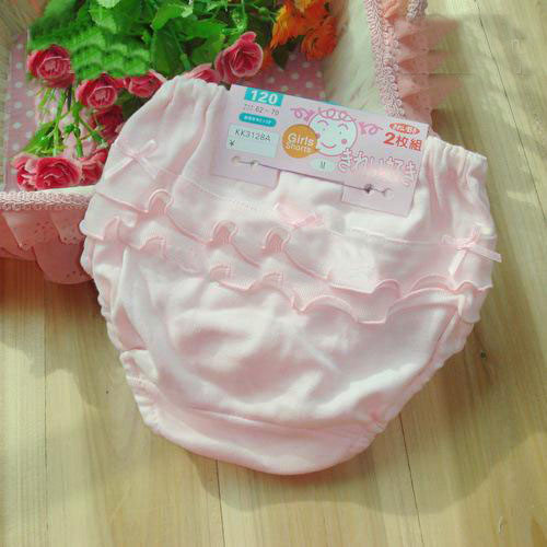 Children underwear girls cotton underwear girls the lace panties bread pants 36pcs