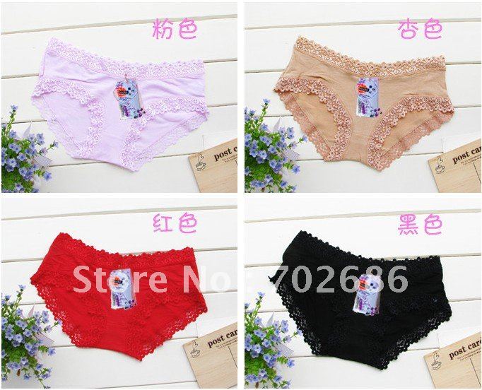 China post air mail Free shipping 10pcs/lot ,Low waist bud silk ,  cute little , sexy underwear