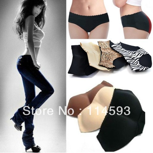 CHINA POST AIR MAIL S M L XL Mix Order 20pcs/lot Sexy Womens Padded Seamless Butt Hip Enhancer Shaper Panties Underwear