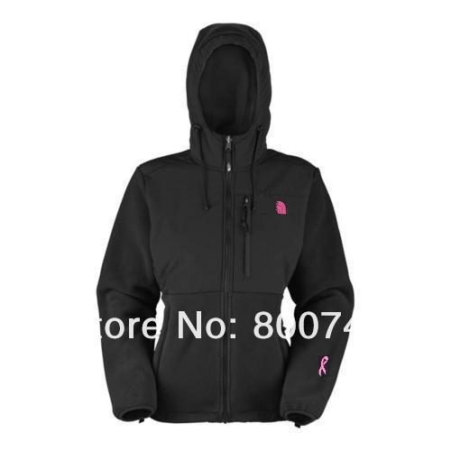 christmas gift holiday sale Free Shipping Denali  fleece Women's  Black PINK  ribbon Fleece Jackets hoodie   BRAND LOWEST PRICE