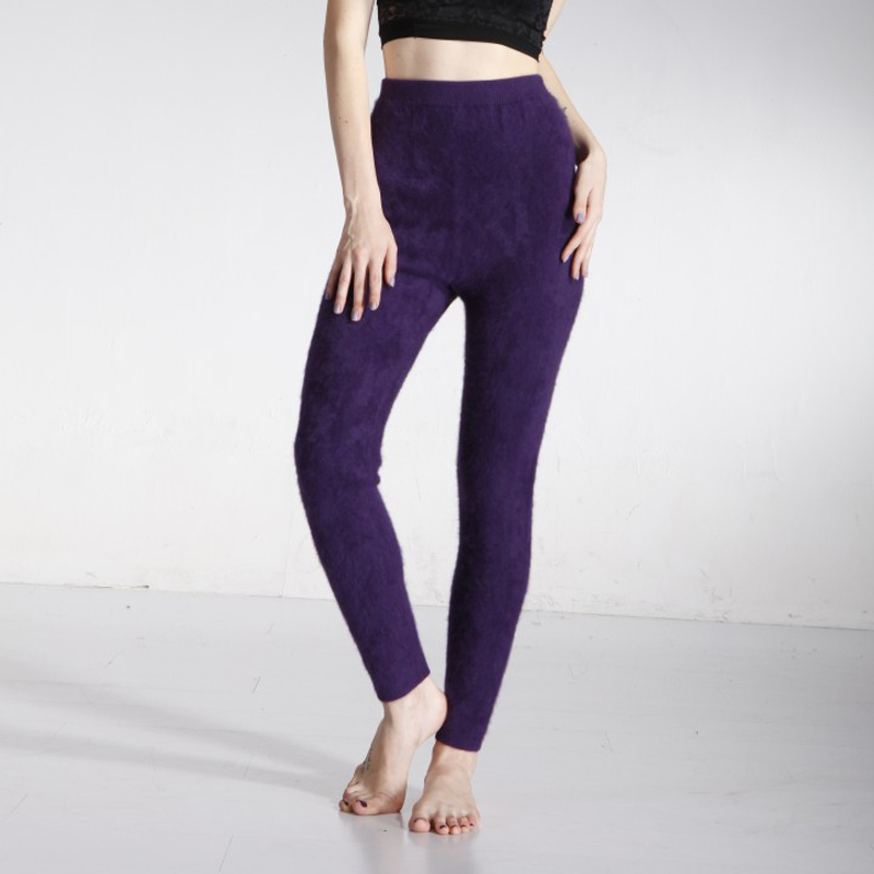 Chromophous women's marten velvet pants warm pants legging women's wool pants knitted pants