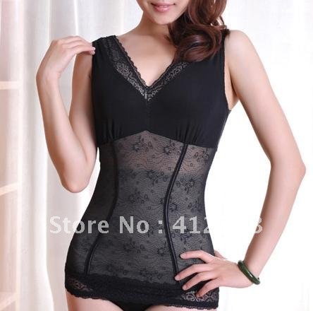 Chun xia thin milk silk cool deep V sexy wiping a bosom the garment body of model body underwear low back